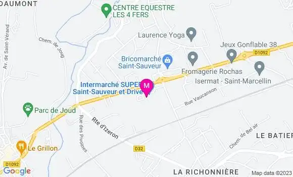 Localisation Intermarché Station