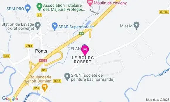 Localisation Garage Ponts Automobiles
