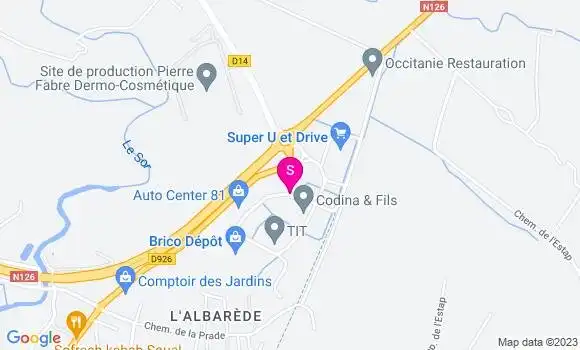 Localisation Super U