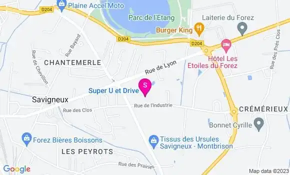 Localisation Super U