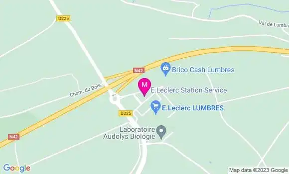 Localisation Station Leclerc