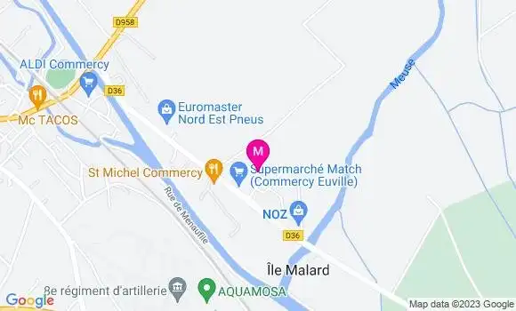 Localisation Supermarché Match
