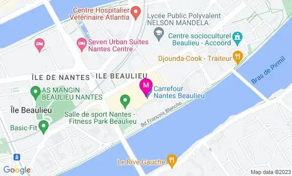 Localisation Station Carrefour