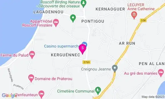 Localisation Géant Casino