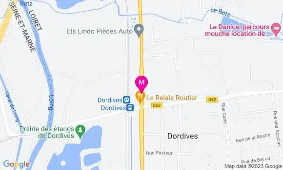 Localisation Intermarche Dordives