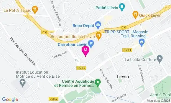 Localisation Carrefour