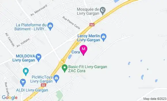 Localisation Station Cora