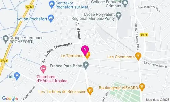 Localisation Esso Express