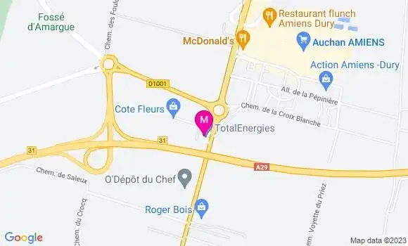 Localisation TotalEnergies