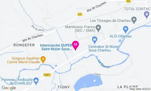 Localisation Intermarché Station