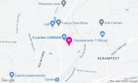 Localisation Station Leclerc