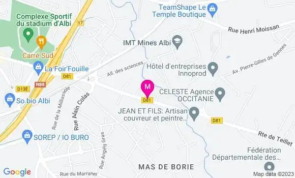 Localisation Relais de la Faïencerie