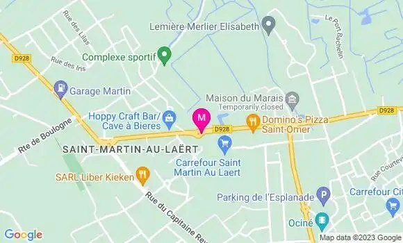Localisation Station Carrefour