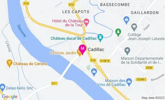 Localisation Garage Lacorte