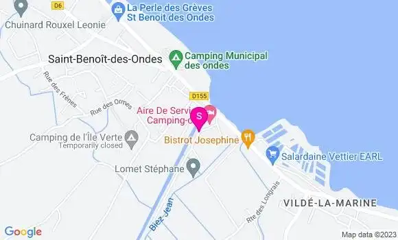 Localisation Garage de la Baie