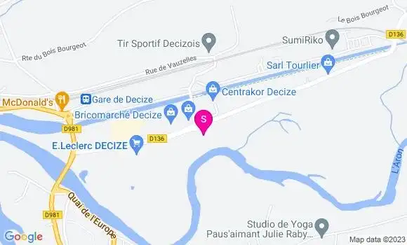 Localisation Station Leclerc