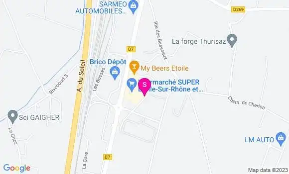 Localisation Intermarché Station