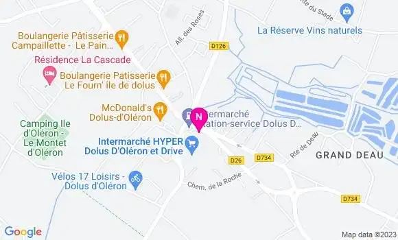 Localisation Intermarché Station
