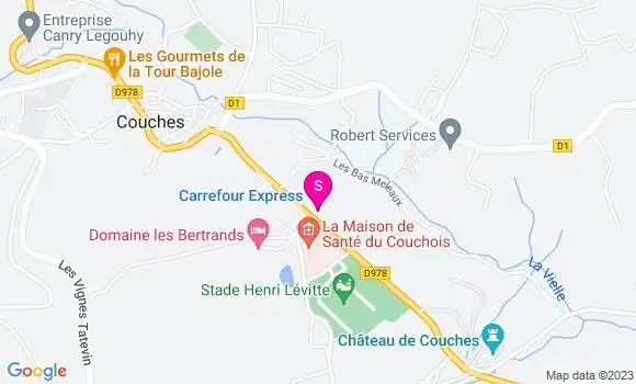 Localisation Carrefour Express