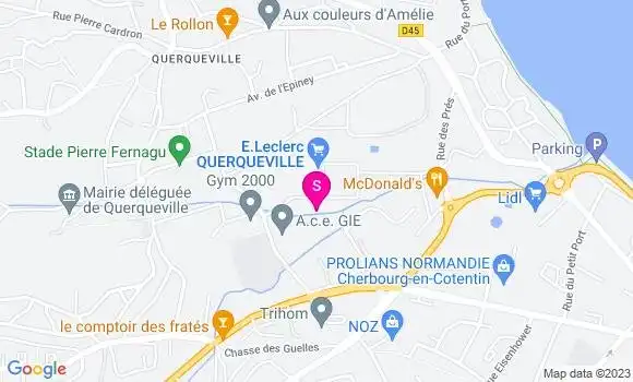 Localisation Station Leclerc