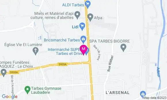 Localisation Intermarché Station