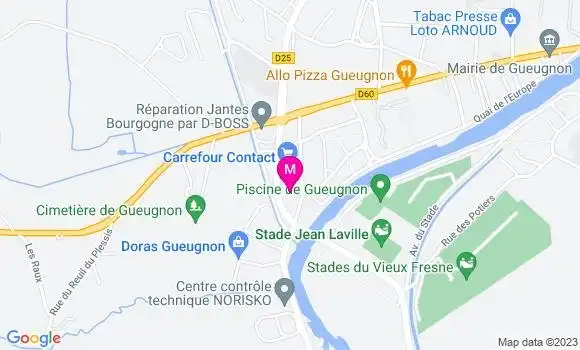 Localisation Renault Hermey Automobiles