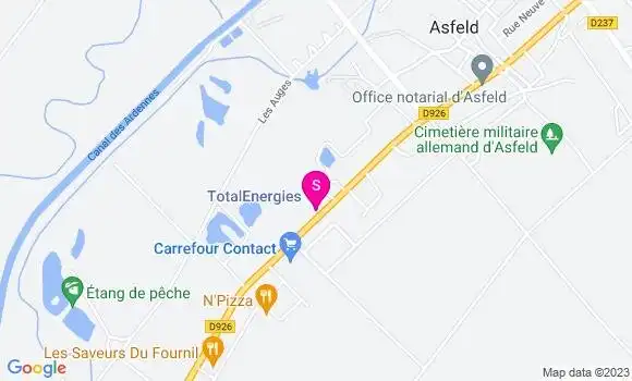 Localisation TotalEnergies