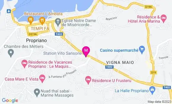 Localisation Station Vito Sansone