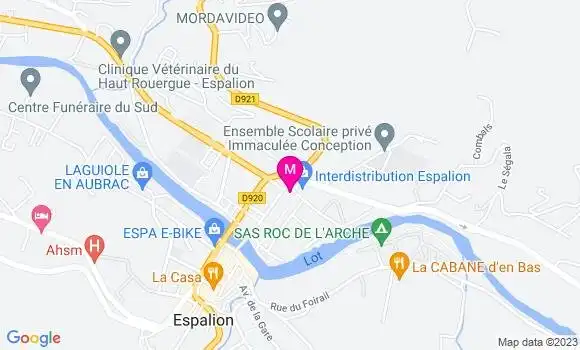Localisation Station d