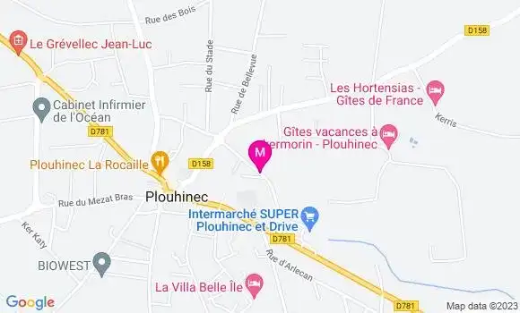 Localisation Intermarché Station