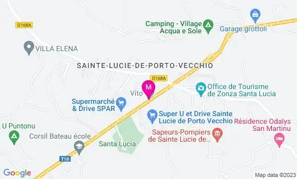 Localisation Station Vito Bradesi