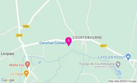 Localisation Carrefour Contact