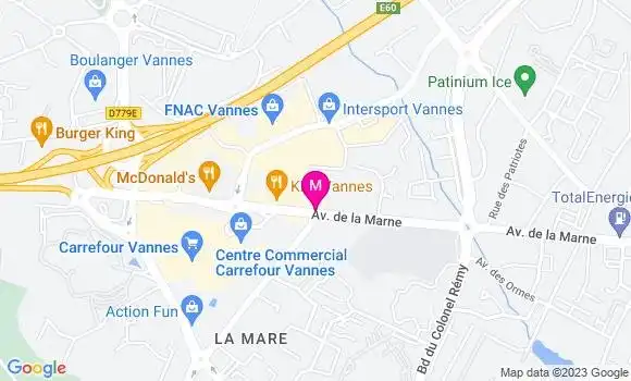 Localisation Station Carrefour