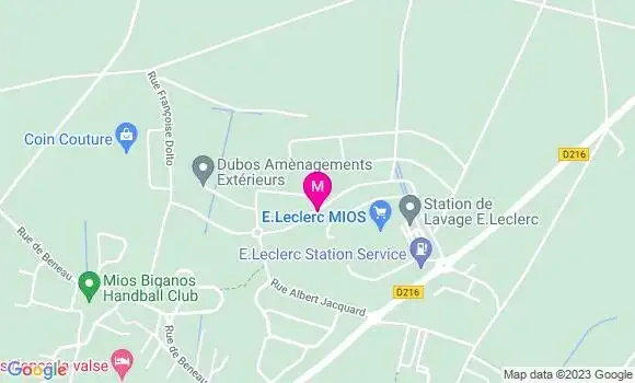 Localisation Station Leclerc
