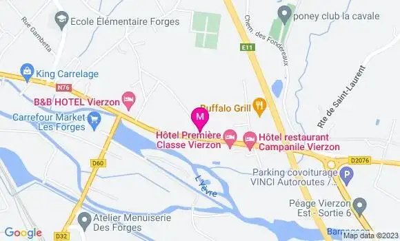 Localisation Esso Express