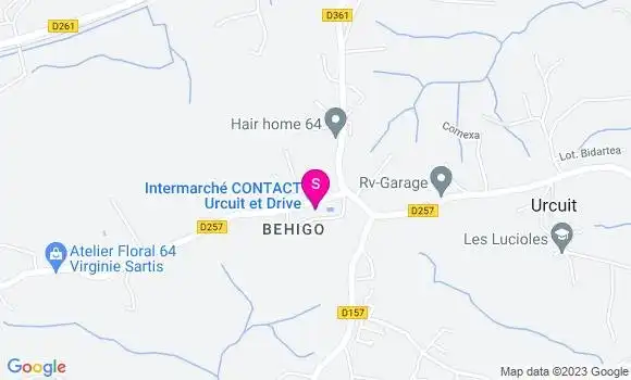 Localisation Intermarché Contact