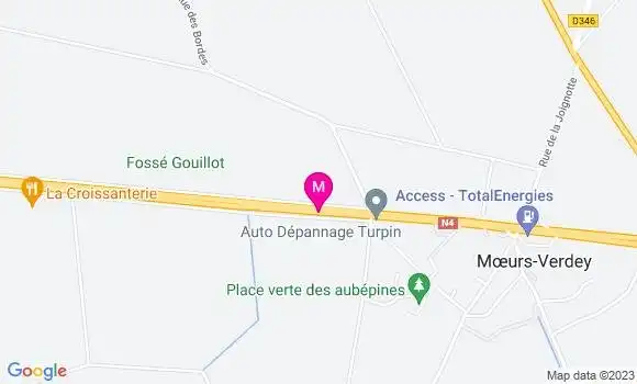 Localisation Relais du Gd Morin