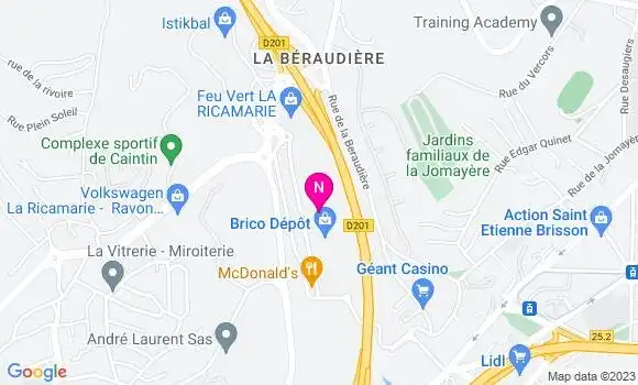 Localisation Géant Casino