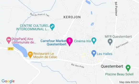 Localisation Carrefour Market