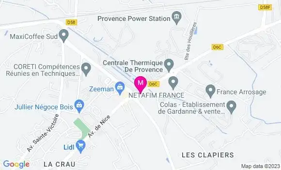 Localisation Relais de la Garde