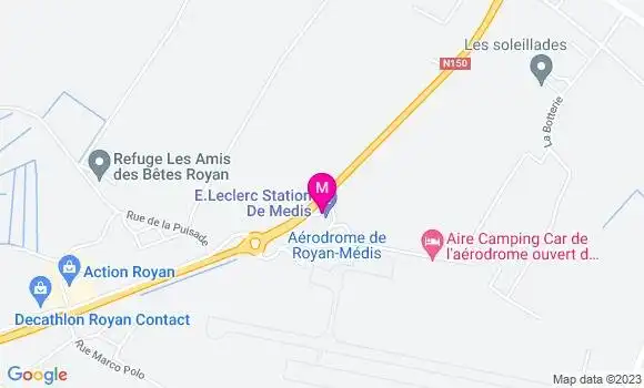 Localisation Station Leclerc