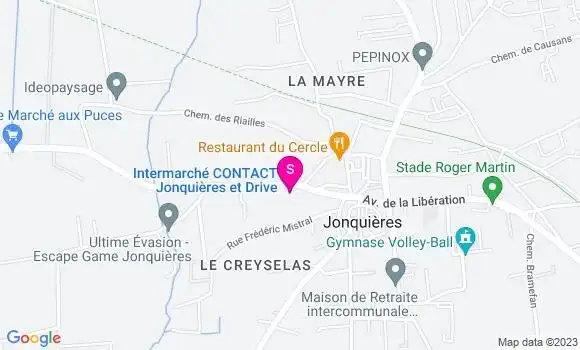 Localisation Intermarché Station