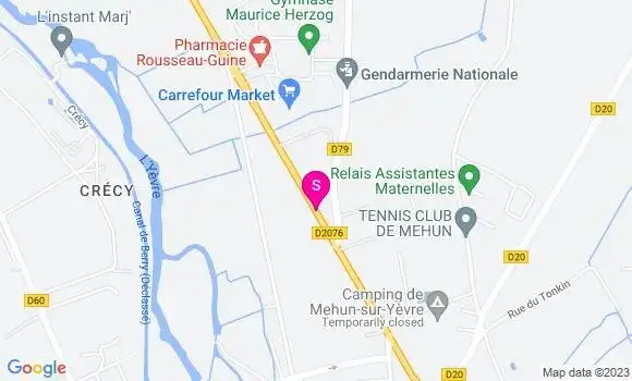 Localisation Carrefour Market