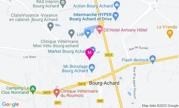 Localisation Carrefour Market