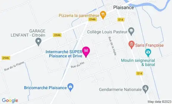 Localisation Intermarché Station