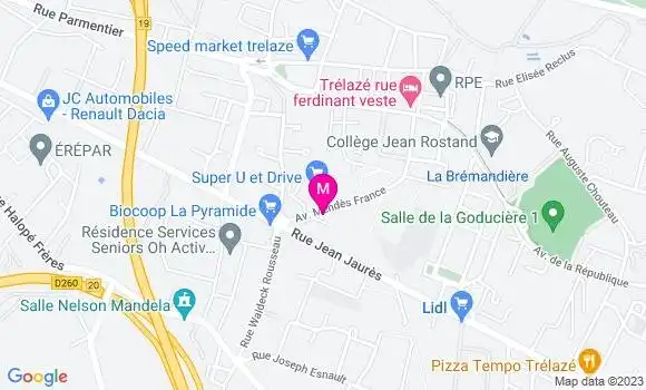 Localisation Station U