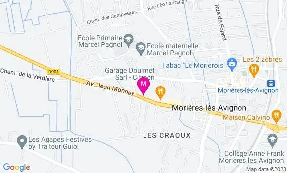 Localisation Garage Doulmet