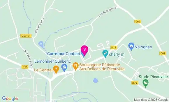 Localisation Carrefour Contact