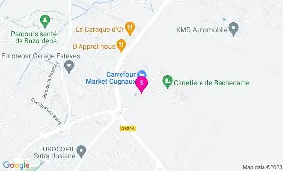 Localisation Carrefour Market