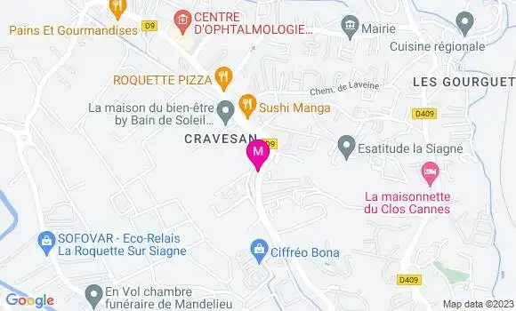 Localisation Station Eni